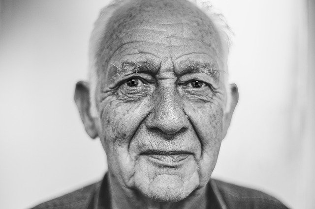portrait of elderly man